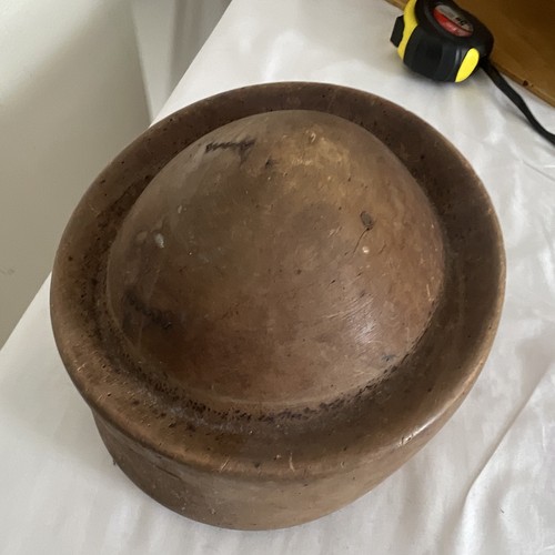 Wooden hat block millinery - hat,