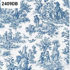 4 x Blue and white/ Single