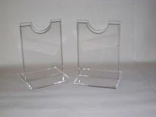  PAIR OF CLEAR ACRYLIC RIFLE