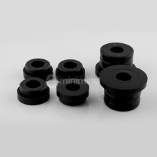 Classic Mini Polyflex Late Rear Subframe Bush Kit Black rover austin 1976-2001