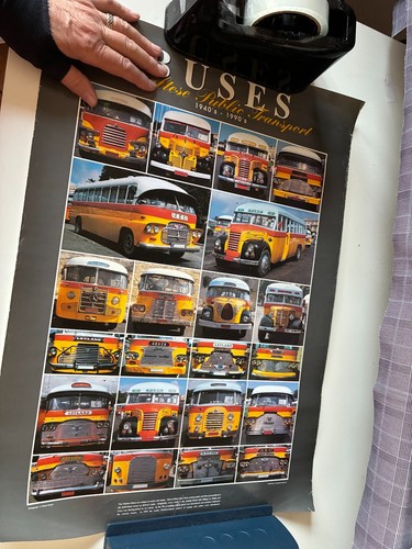 Lot posters old buses - of,