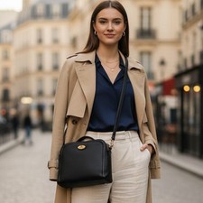 Rowallan Black Leather