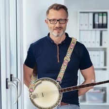 Adjustable Banjo Belt Floral