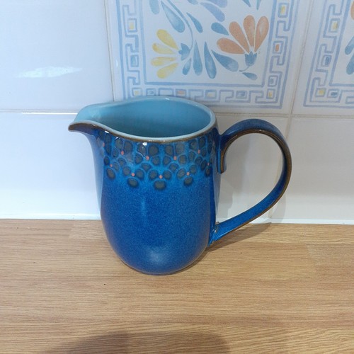Denby midnight blue jug - denby,