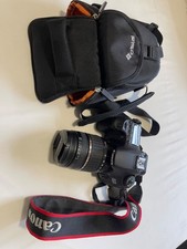 Canon EOS 60D DSLR + Tamron 18–200mm Macro Lens + 2 Batteries, Charger, Case