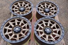 18" DX-189 ALLOY WHEELS FOR FORD RANGER 6X139.7 BRONZE BLACK RING