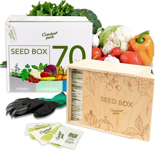 Variety garden seed box - garden,