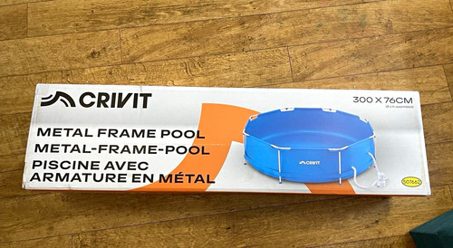 Crivit metal frame round pool - crivit,