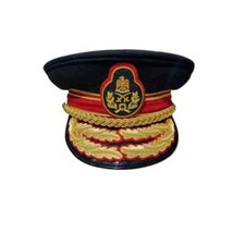 Replica Colonel Gaddafi Military Army General Officer Parade Dress Visor Hat Cap