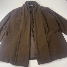 Women’s LUISA SPAGNOLI Wool Cloak - Coat / Brown / Medium