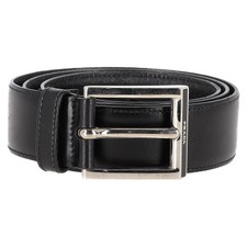 Prada Silver Buckle Belt In