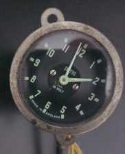 Vintage Smith's 2" Diameter Car Clock - 12 Volt