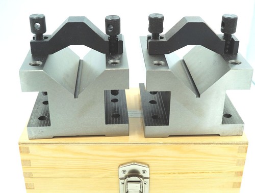 Vee block and - clamp, set