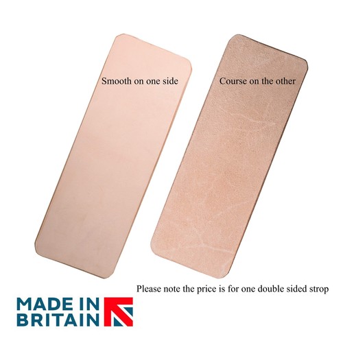 Leather honing strop made - leather,