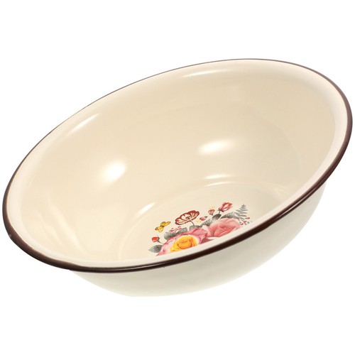 Enamel mixing bowls vintage - enamel,