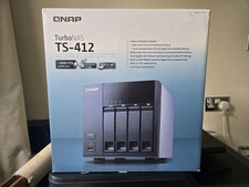 QNAP TS-412 Network Attached Storage Marvell 6281 256MB 