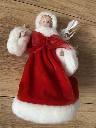 Christmas angel tree topper - christmas,