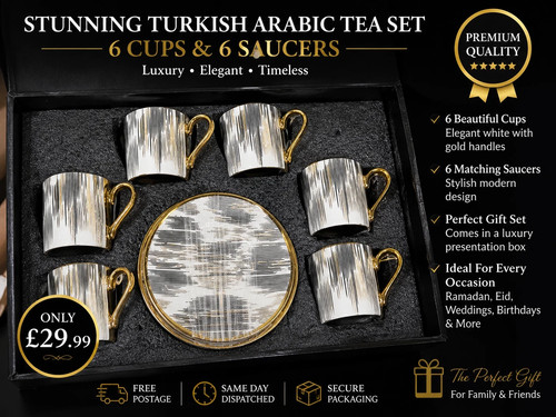 Turkish arabic tea coffee set - arabic,