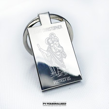 Personalised saint christopher - saint,