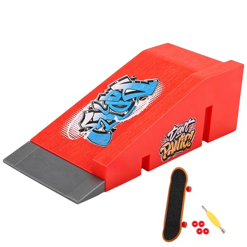 Finger skateboard ramp with - skateboard,