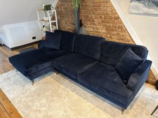 Navy Velvet 4-Seater