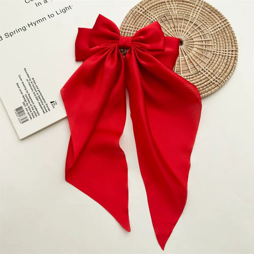 French big bow hair clip - big,