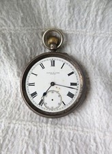 ANTIQUE, MENS, SILVER POCKET WATCH, LOND 1910, MAPPIN & WEBB, N/R, 112gs