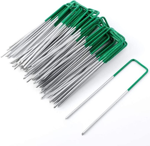 Weed fabric galvanised pins - u,
