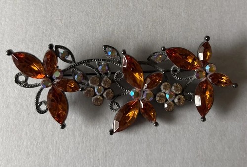 Antique paste citrine and