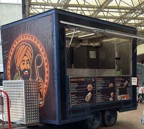 Catering trailer street - catering,