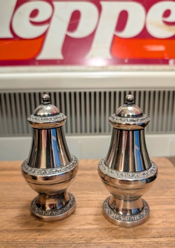 Antique silver plated pair - antique, of