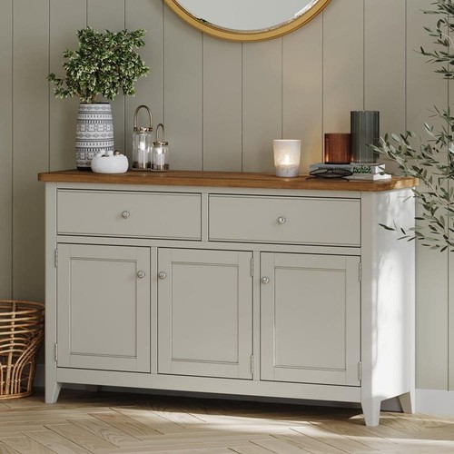 Grey painted large - large, sideboard