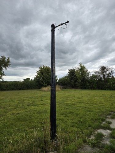 Antique victorian lamp post - victorian,