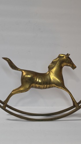 Vintage large brass rocking - vintage,