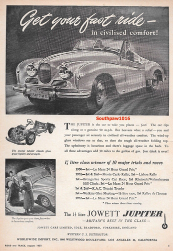 1953 jowett jupiter - 1953,
