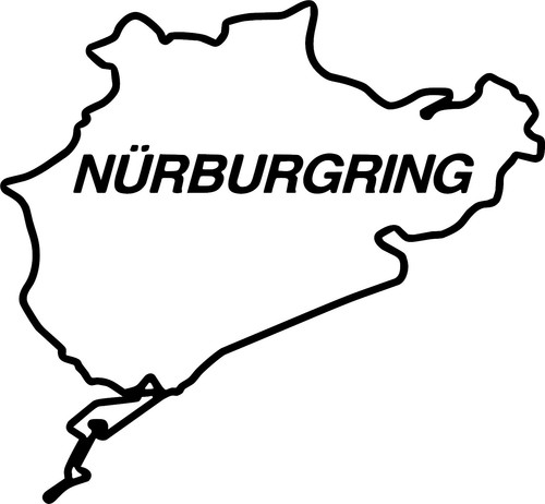 Nurburgring vinyl decal - nurburgring,