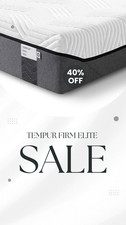 Tempur Firm Elite Mattress Single 90x190cm Firmer + Motion Control | RRP £3000