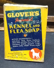 Vintage GLOVER'S IMPERIAL FLEA KILLER -H. CLAY GLOVER Co