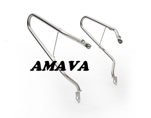 Silver soft pannier rails - pannier,