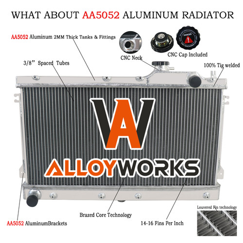 Rows aluminium radiator for - aluminium,