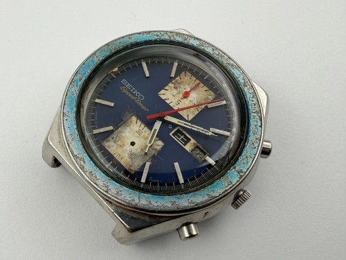Vintage seiko 6138 0030 blue - seiko, 6138-0030