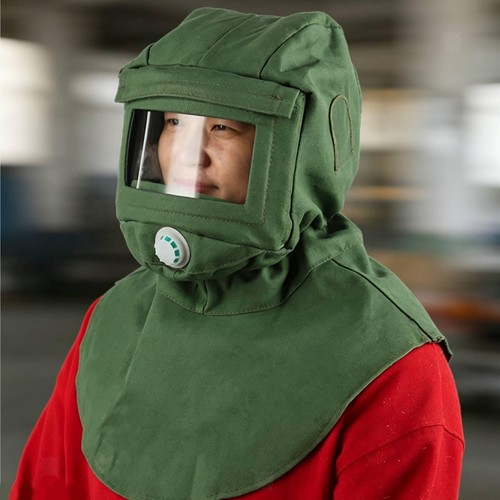 Sand blasting hood cap with - sand,