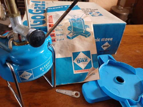 Vintage camping gaz bleuet - vintage,