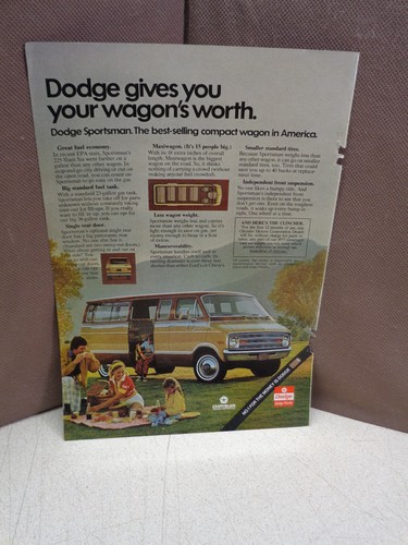 1975 dodge sportsman - van, ad
