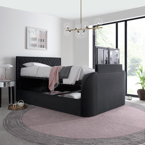 Velvet bed sherlock grey - sherlock,