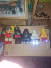 Lego Robin Alarm Clock DC Comics  starwars 3 x led lights 
