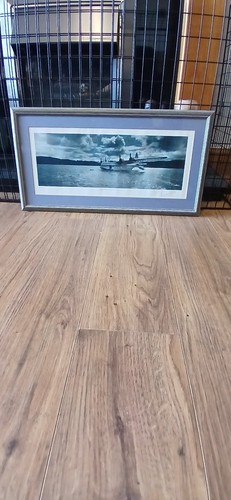 Framed signed photo print - signed,