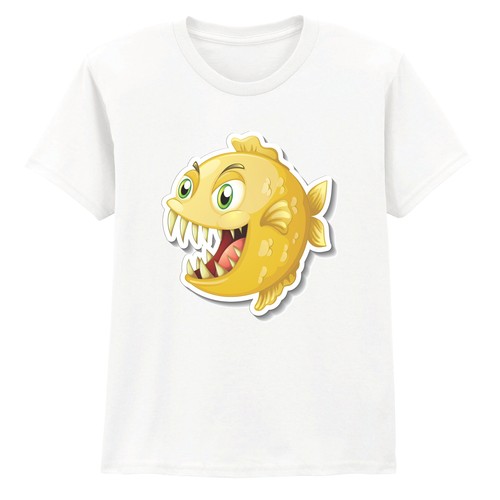 Funny piranha kids shirt - piranha,