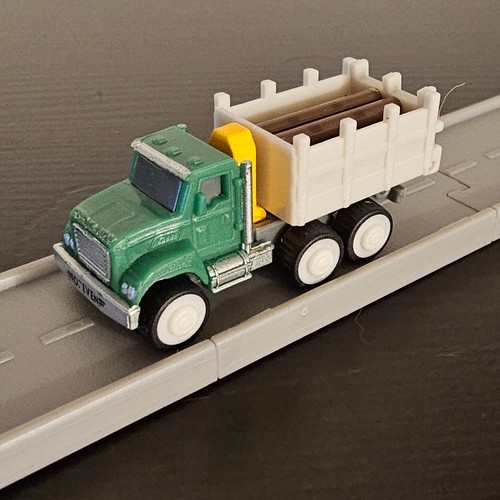 Timber lorry log - truck, green