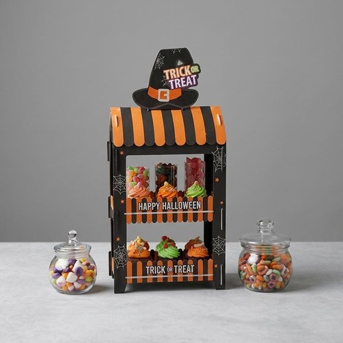 Orange black sweet stand - black,